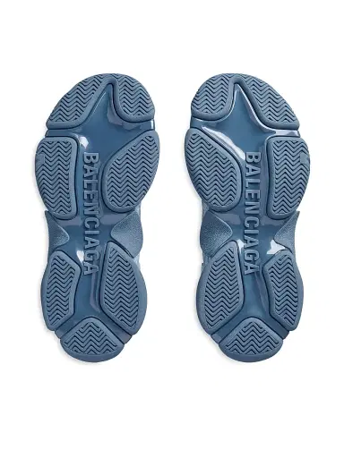 Balenciaga Men's Triple S Canvas Sneakers - Blue - Size 12 | Thumbnail 7