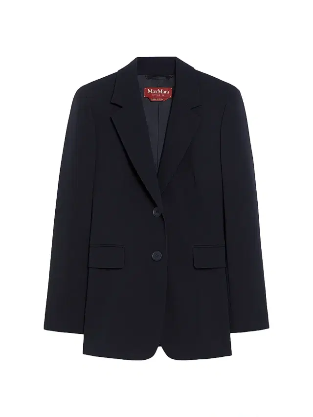 Max Mara Women's Single Breasted Cady Blazer - Navy