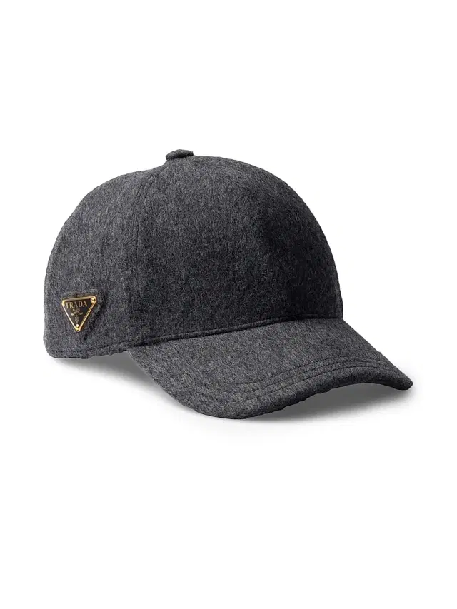Women's Loden Fabric Baseball Cap - Grey