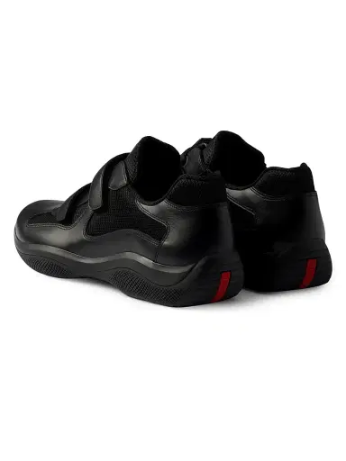 Prada Men's America's Cup Original Sneakers - Black | Thumbnail 3 Prada Men's America's Cup Original Sneakers - Black | Thumbnail 3