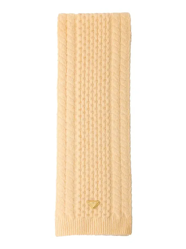 Prada Women's Wool Scarf - Yellow