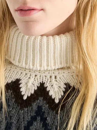Prada Women's Cashmere and Wool Turtleneck Sweater - Beige Khaki | Thumbnail 5 Prada Women's Cashmere and Wool Turtleneck Sweater - Beige Khaki | Thumbnail 5