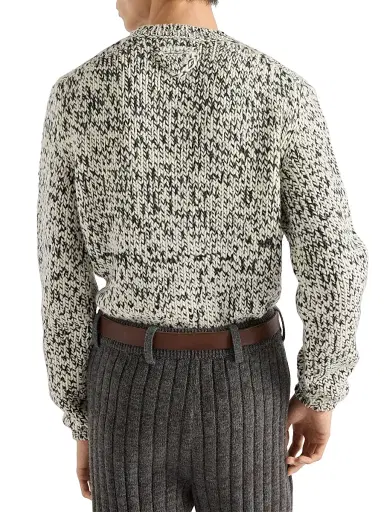 Prada Men's Wool Cardigan - Black | Thumbnail 5 Prada Men's Wool Cardigan - Black | Thumbnail 5