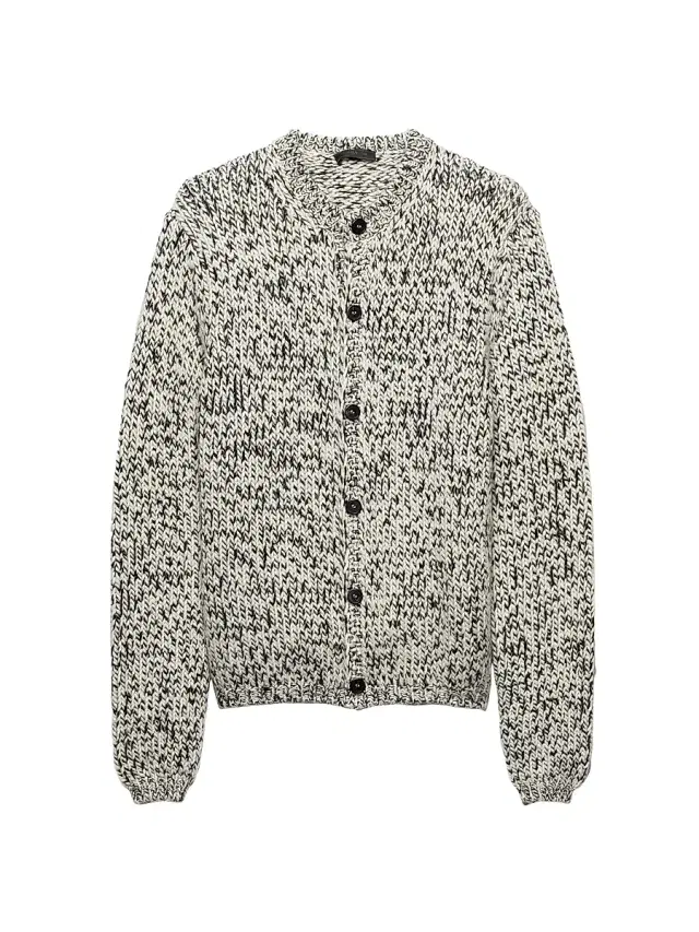 Men's Wool Cardigan - Black