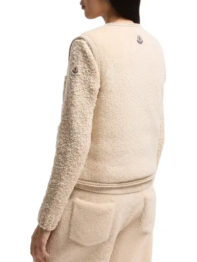 Moncler Women's Mimosa Puffer Vest in Teddy - Beige - Size XL | Thumbnail 3 Moncler Women's Mimosa Puffer Vest in Teddy - Beige - Size XL | Thumbnail 3