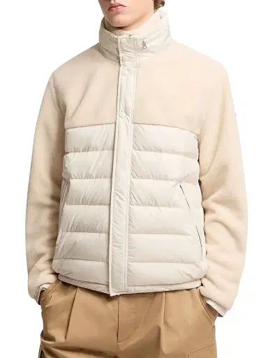 Moncler Men's Mistral Puffer Jacket in Teddy - Light Beige - Size XXL | Thumbnail 2 Moncler Men's Mistral Puffer Jacket in Teddy - Light Beige - Size XXL | Thumbnail 2