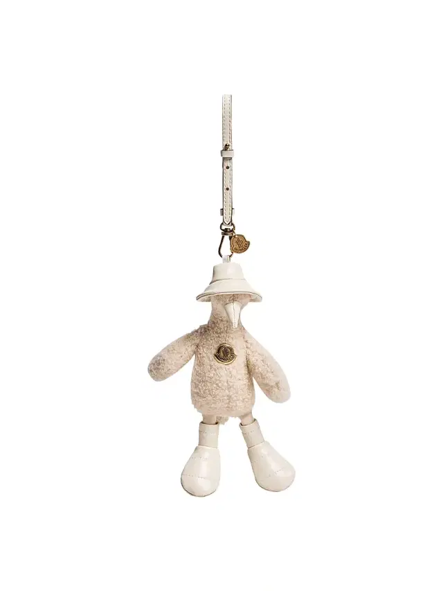 Women's Key Holder in Teddy - White