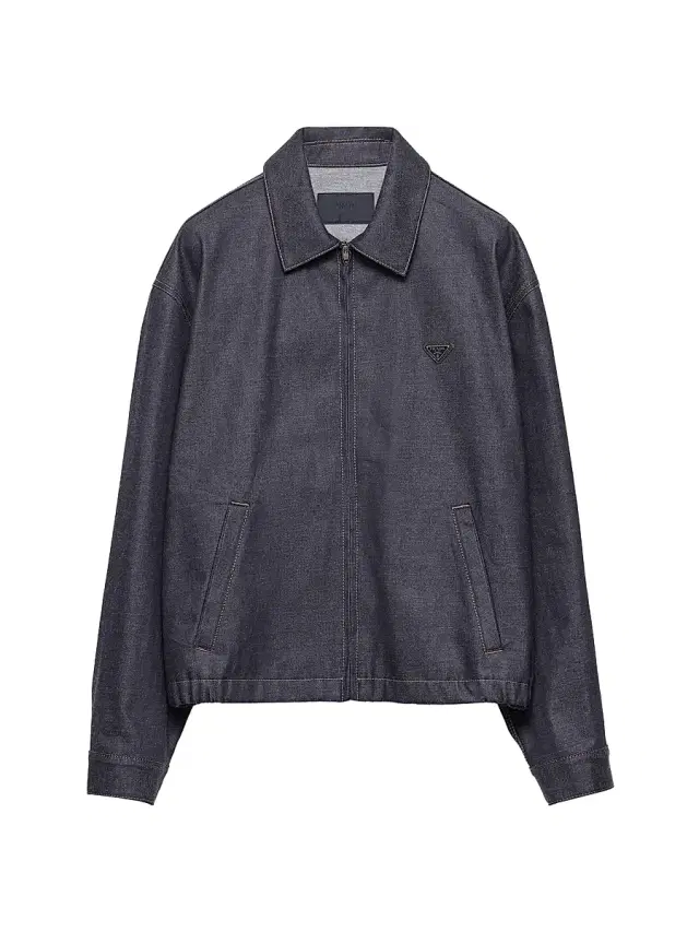 Men's Denim Blouson Jacket - Blue