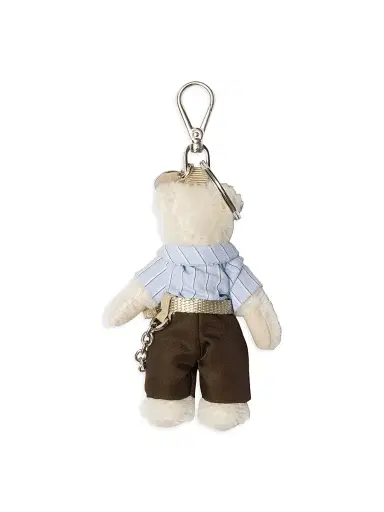 Prada Men's Teddy Keychain Charm - White | Thumbnail 3