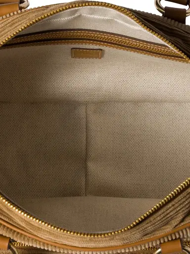 Miu Miu Women's Corduroy Pocket Top Handle Bag - Brown | Thumbnail 6