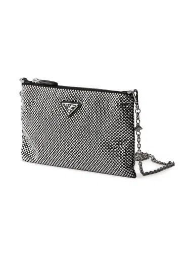 Prada Women's Mini Crystal-Studded Shoulder Bag | Thumbnail 2 Prada Women's Mini Crystal-Studded Shoulder Bag | Thumbnail 2