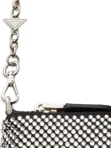 Prada Women's Mini Crystal-Studded Shoulder Bag | Thumbnail 5 Prada Women's Mini Crystal-Studded Shoulder Bag | Thumbnail 5