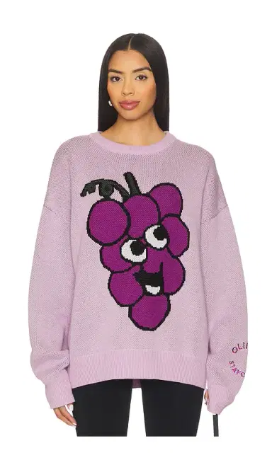 Stay Cool x OLIPOP Grape Sweater | Thumbnail 1