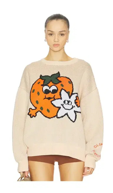 Stay Cool x OLIPOP Strawberry Vanilla Sweater | Thumbnail 1