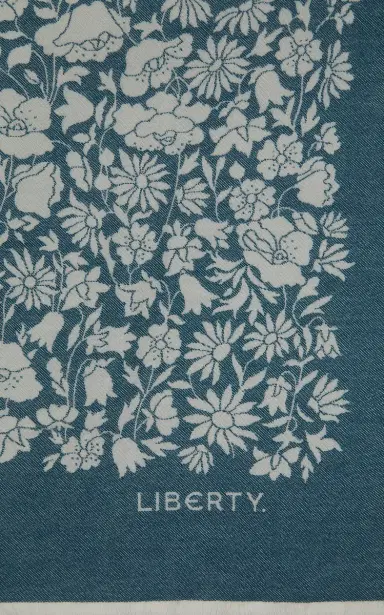 Liberty London Poppy Wool Throw - Multi | Thumbnail 2