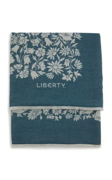 Liberty London Poppy Wool Throw - Multi | Thumbnail 3