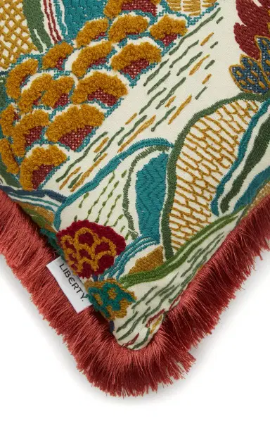Liberty London Mt Stitch Cushion - Multi | Thumbnail 2