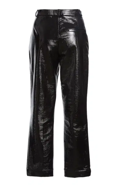 FRANÇOISE Minnie Crinkled Vinyl Cotton Pants | Thumbnail 2