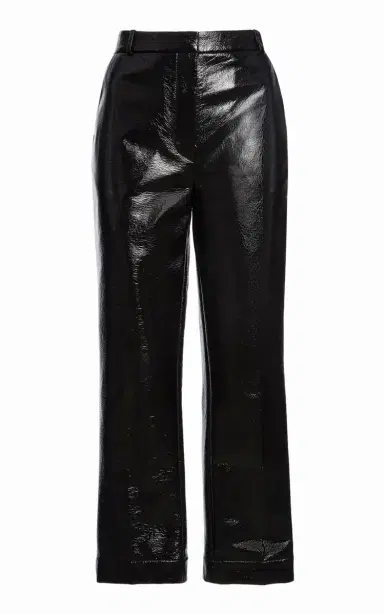 FRANÇOISE Minnie Crinkled Vinyl Cotton Pants | Thumbnail 4