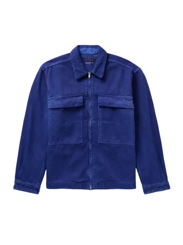 Indigo-Dyed ashiko Cotton Jacket - Men