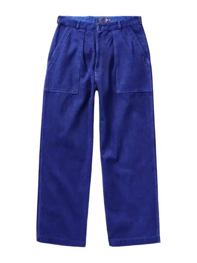 Wide-Leg Indigo-Dyed Sashiko Cotton Trousers - Men
