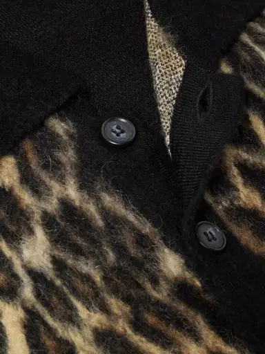 SAINT Mxxxxxx Leopard-Jacquard Cardigan - Men | Thumbnail 5 SAINT Mxxxxxx Leopard-Jacquard Cardigan - Men | Thumbnail 5