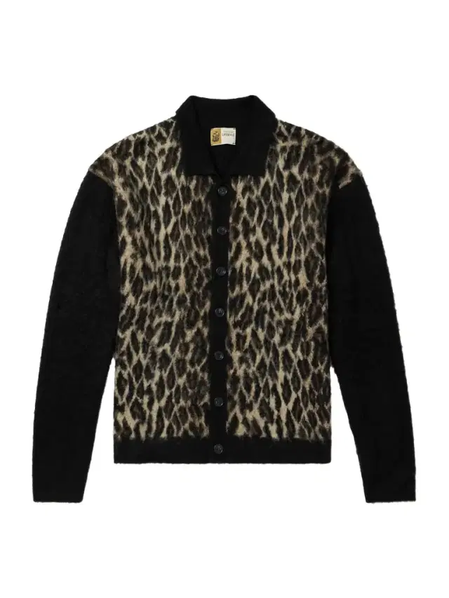 SAINT Mxxxxxx Leopard-Jacquard Cardigan - Men