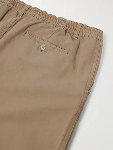 MR P. Daniel Tapered Pleated Organic Cotton-Canvas Trousers - Men | Thumbnail 5 MR P. Daniel Tapered Pleated Organic Cotton-Canvas Trousers - Men | Thumbnail 5