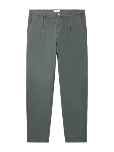 MR P. Daniel Tapered Pleated Organic Cotton-Canvas Trousers - Men | Thumbnail 1