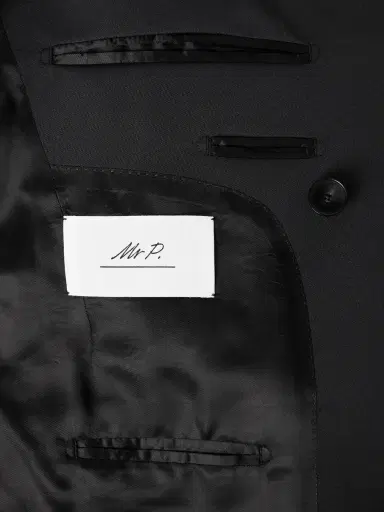 MR P. Double-Breasted Slim-Fit Satin-Trimmed Virgin Wool-Twill Tuxedo Jacket - Men | Thumbnail 5