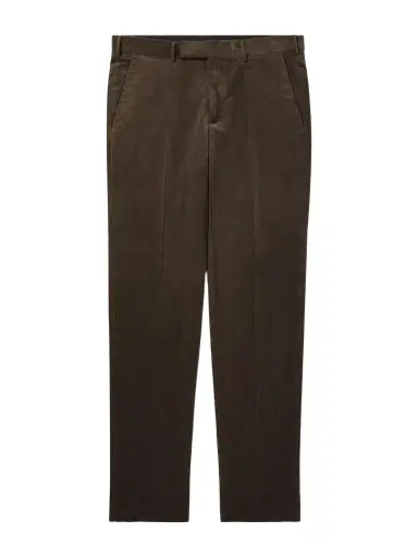 Zegna Slim-Fit Cotton-Blend Corduroy Trousers - Men | Thumbnail 1