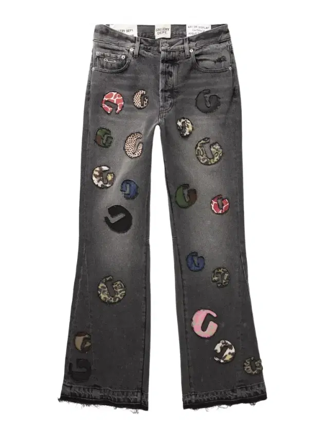 Gallery Dept. G-Time Flared Distressed Logo-Appliquéd Jeans - Men