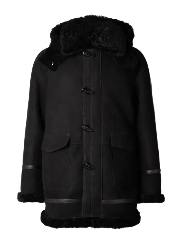 MR P. Oversized Shearling Duffle Coat - Men