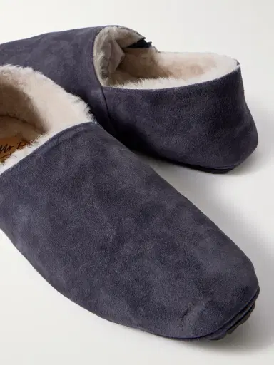 MR P. Plush-Lined Suede Slippers - Men | Thumbnail 5 MR P. Plush-Lined Suede Slippers - Men | Thumbnail 5