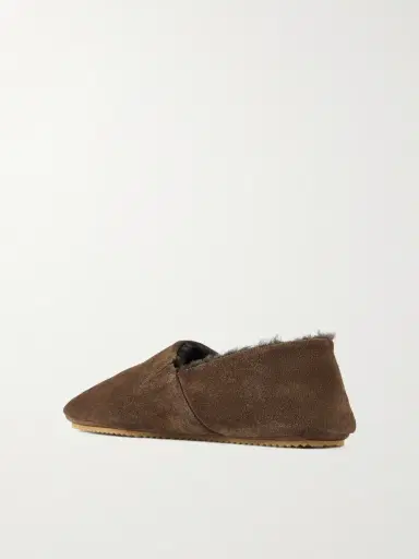 MR P. Plush-Lined Suede Slippers - Men | Thumbnail 4
