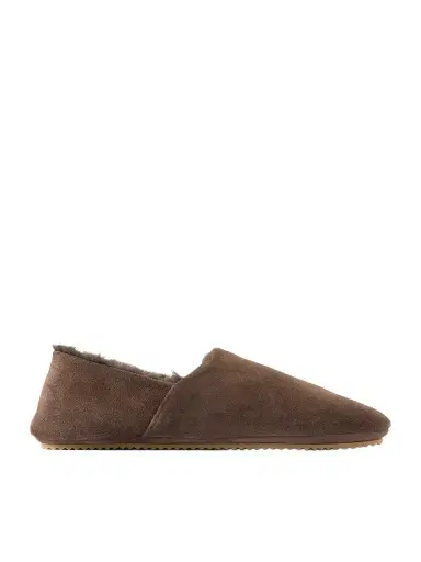MR P. Plush-Lined Suede Slippers - Men | Thumbnail 1