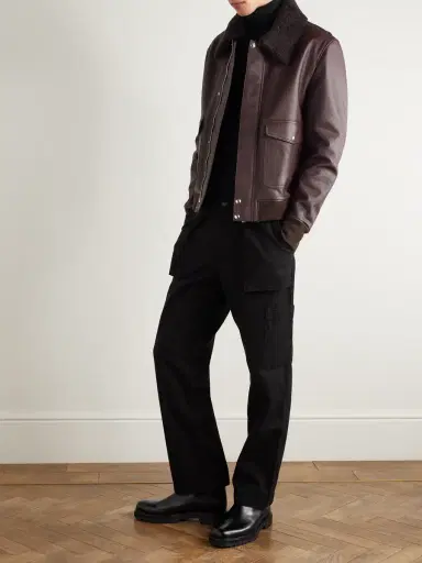 MR P. Edward Straight-Leg Cotton-Twill Cargo Trousers - Men | Thumbnail 2