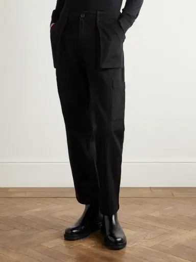 MR P. Edward Straight-Leg Cotton-Twill Cargo Trousers - Men | Thumbnail 3