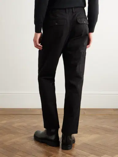 MR P. Edward Straight-Leg Cotton-Twill Cargo Trousers - Men | Thumbnail 4