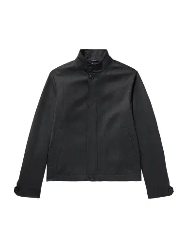 Zegna Nubuck-Trimmed Virgin Wool-Twill Jacket - Men | Thumbnail 1