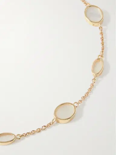 LUIS MORAIS 14-Karat Gold Mother-of-Pearl Bracelet - Men | Thumbnail 4