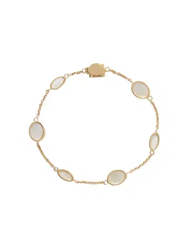 LUIS MORAIS 14-Karat Gold Mother-of-Pearl Bracelet - Men | Thumbnail 1