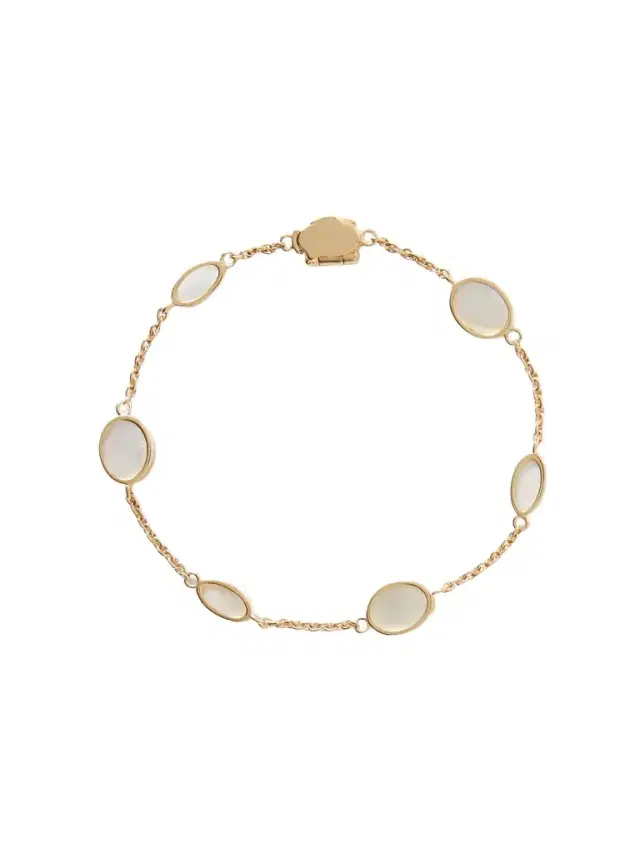 LUIS MORAIS 14-Karat Gold Mother-of-Pearl Bracelet - Men
