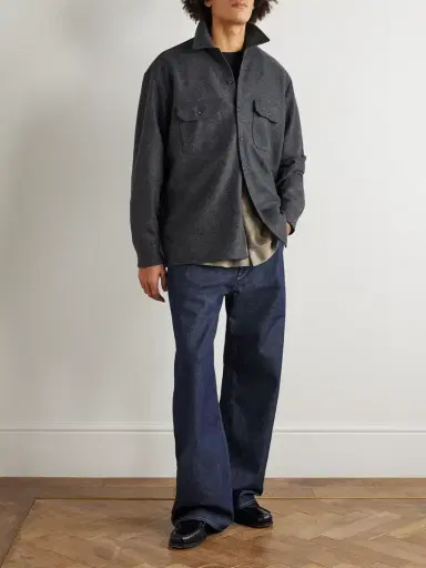 Ghiaia Cashmere Wool Overshirt - Men | Thumbnail 2 Ghiaia Cashmere Wool Overshirt - Men | Thumbnail 2