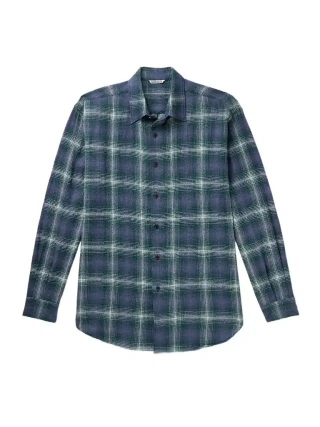Airy Checked Wool-Flannel Shirt - Men