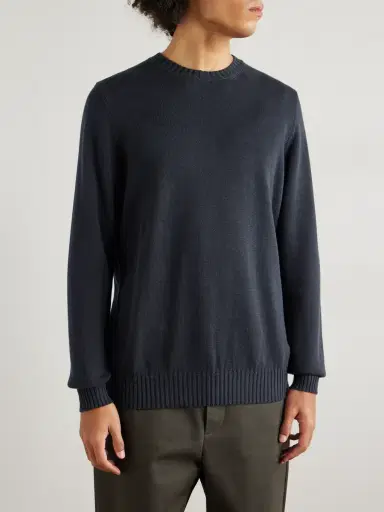 Ghiaia Cashmere Cotton Sweater - Men | Thumbnail 3 Ghiaia Cashmere Cotton Sweater - Men | Thumbnail 3