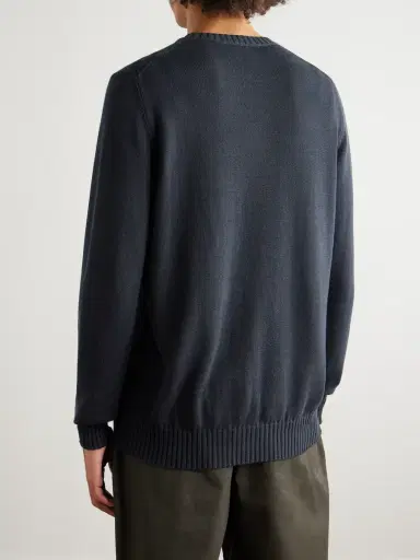 Ghiaia Cashmere Cotton Sweater - Men | Thumbnail 4 Ghiaia Cashmere Cotton Sweater - Men | Thumbnail 4