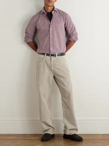 Sid Mashburn Gingham Cotton-Poplin Shirt - Men | Thumbnail 2 Sid Mashburn Gingham Cotton-Poplin Shirt - Men | Thumbnail 2