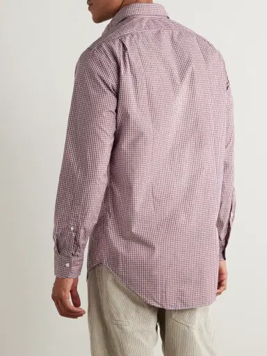 Sid Mashburn Gingham Cotton-Poplin Shirt - Men | Thumbnail 4 Sid Mashburn Gingham Cotton-Poplin Shirt - Men | Thumbnail 4