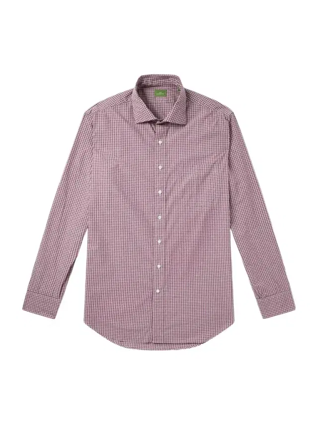 Sid Mashburn Gingham Cotton-Poplin Shirt - Men